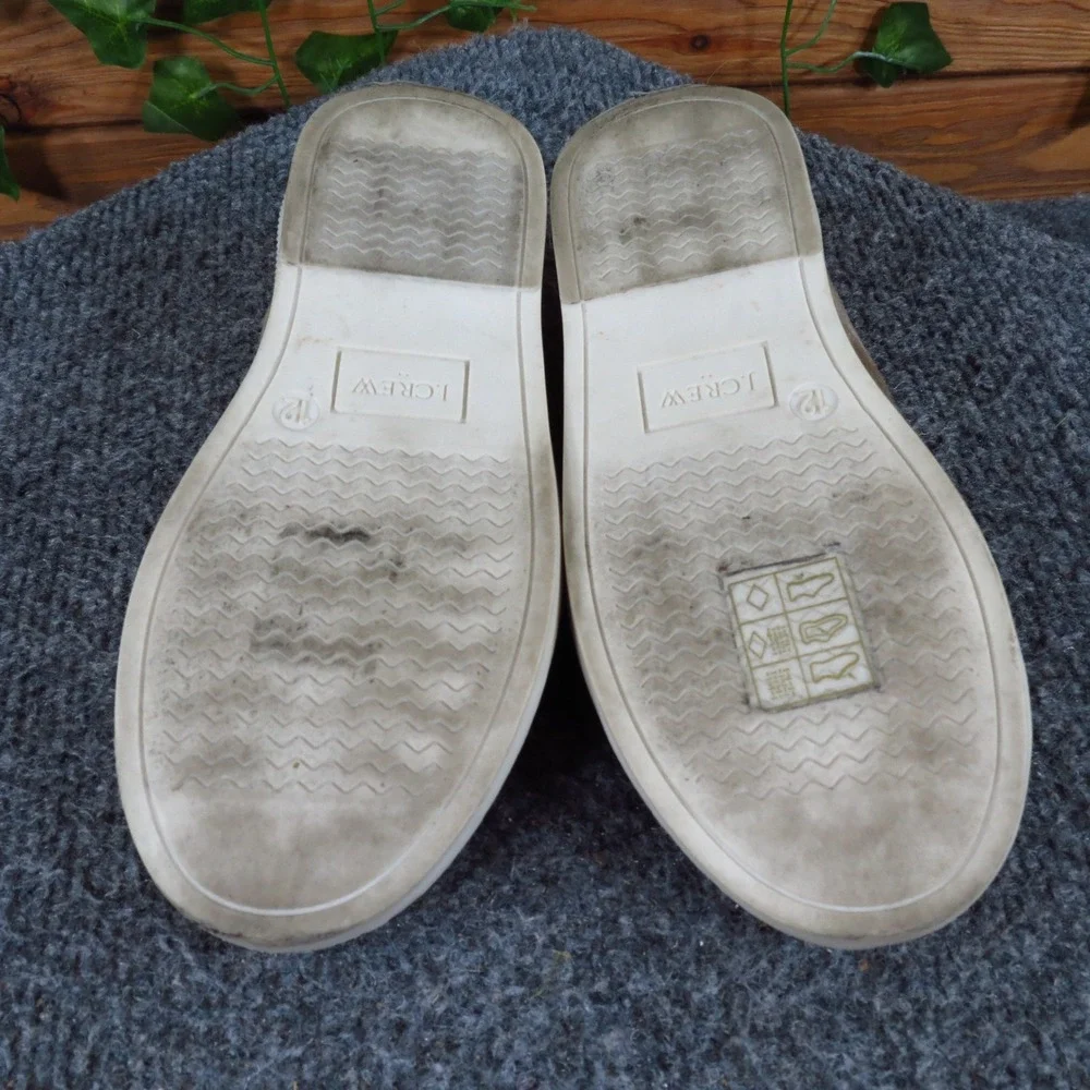 J. Crew Toddler Loafers Size 12 Boys Girls Slip On Shoes Tan Faux Suede Classic